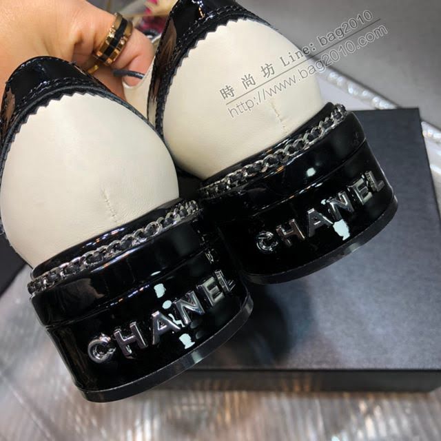 Chanel女鞋 香奈兒20ss官網最新同步 四季百搭款 Chanel休閒皮鞋  naq1150